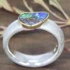 Ring aus Silber 925/- mit tropfenförmigen Opal Bild 6