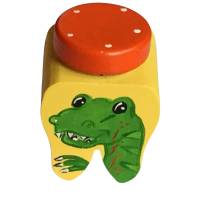 Milchzahndose Zahndose für Milchzähne Dinosaurier Dino gelb grün Bild 1