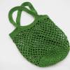 Häkeltasche Einkaufstasche Einkaufsnetz in olivgrün aus hochwertiger Baumwolle mit Schulterriemen gehäkelt Bild 6