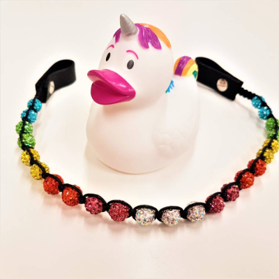 Stirnriemen "Regenbogen" ~ Größe Mini Shetty bis Kaltblut