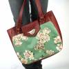 schicke Schultertasche / Handtasche Molly mit Kirschblüten - Unikat Bild 8