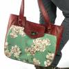 schicke Schultertasche / Handtasche Molly mit Kirschblüten - Unikat Bild 9