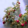 Wald Erdbeeren Häkelcollier Mittsommerkranz mit Jade und Aventurin  ---Neuanfertigung einer ähnlichen Kette auf Wunsch möglich--- Bild 6
