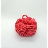 Dusch-Badeschwamm pink Baumwolle Bild 1