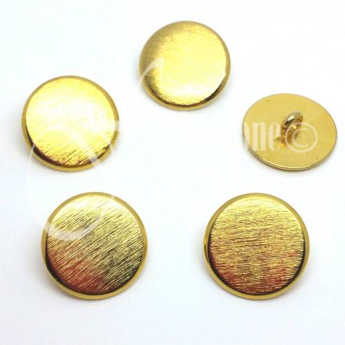 ♡Nr 163-4St.alte Metallknöpfe gewachster Glascabochon persisch gold DM 18 mm ♡ 
