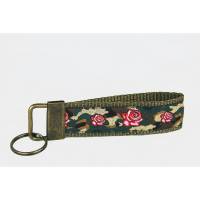 Schlüsselband »Camouflage Rose« gold, kurze Ausführung aus einfachen Gurtband aus der Halsbandmanufaktur von dogs & paw Bild 1
