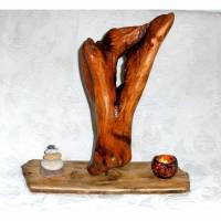 Treibholz Skulptur Holzdeko nachhaltiges Unikat Bild 1