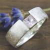 Ring Silber 925/- mit rosa Turmalin Bild 3