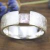 Ring Silber 925/- mit rosa Turmalin Bild 4