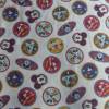 12,60 EUR/m  Baumwolle Mickey Mouse Buttons auf weiß Lizenzstoff Disney Bild 5
