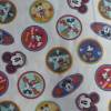 12,60 EUR/m  Baumwolle Mickey Mouse Buttons auf weiß Lizenzstoff Disney Bild 7