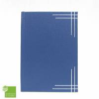 Adressbuch, hell-blau silber, 17 x 12,3 cm, Passwörterbuch, Hardcover Bild 1