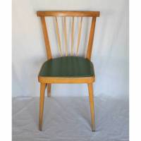 Rockabilly-Stuhl mit grünem Sitz Restaurierung Bild 1