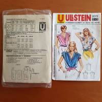 Vintage Schnittmuster für Blusen, Ullstein 9079, 4 Größen-Schnitt 36+38/40+42+44/46 Bild 1
