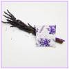 Lavendelduftkissen, Lavendelsäckchen, ca 9.5 cm x 10 cm, Lavendel aus Eigenanbau, ohne Füllstoffe. Orignal Vintagestoff, Bild 3