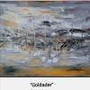 Acrylgemälde "Goldader" 50x60cm Bild 2