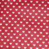 11,10 EUR/m Stoff - Baumwolle, Herzen weiß auf rot Bild 3