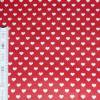 11,10 EUR/m Stoff - Baumwolle, Herzen weiß auf rot Bild 5