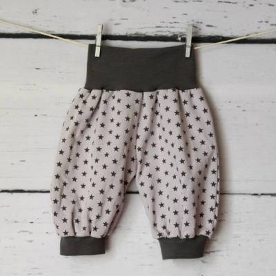 kurze Pumphose ~ Gr.50/56-134/140 | Sterne | Wunschgröße | Geschenkidee