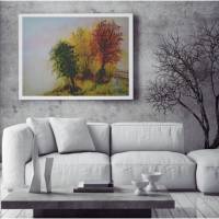 Acryl Landschaftsmalerei "Der Bachlauf" 70 x 100 cm Bild 1
