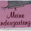 Ordner-Portfolio rosa gemustert mit Doodlestickerei Elefant auf Schaukel und Stickerei 'Meine Kindergartenzeit' Bild 4