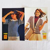 Vintage von Esslinger Wolle, Strickanleitung für 3 teiliges Damenkleid und Damenpullover Größe 38/40 u 40/42 Bild 1