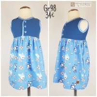 Kleid "Sommerkleid" mit Fake-Knopfleiste Design Hafenkitz Blau Gr. 98 Bild 1