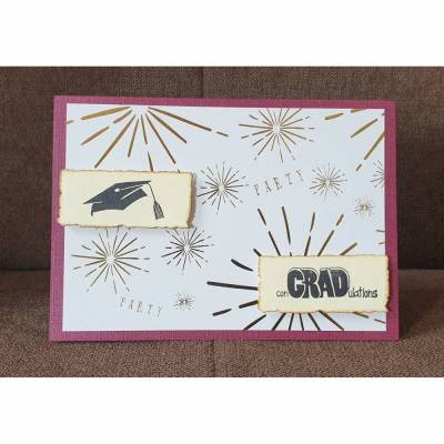 Glückwunschkarte , Abitur , Mädchen , Schulabschluss 