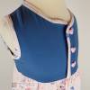 Kleid "Sommerkleid" mit Fake-Knopfleiste Design Hafenkitz Rosa - Blau Gr. 110 Bild 2