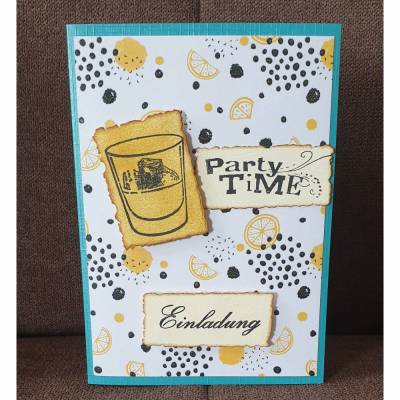 Einladung , Sommerparty , Party Time 