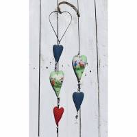 Dekokette Wichtelkinder Stoffherz Fensterhänger Kinderzimmer Bild 1