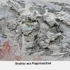 Acryl "der Gletscher" 40x60cm, weiß/grau Bild 8
