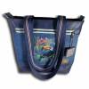 Bestickte Handtasche Businesstasche Uni-Tasche Jeanstasche Upcycling Shopper Umhängetasche Schultertasche Schuhtasche Bild 3