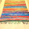 Handgewebter Teppich aus Schurwolle "Farbenfroh" Bild 3