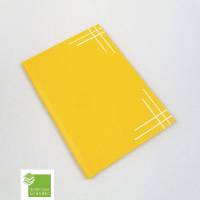 Adressbuch, raps-gelb, weiß, 17 x 12,3 cm, Passwörterbuch Bild 1