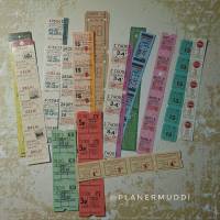 Sticker-Set Vintage "Tickets" 2, 15-teilig