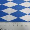 Baumwolle Baumwollstoff Baumwoll Druck Bayernraute mittelgroß blau -weiß Oeko-Tex Standard 100 (1m/11,-€) Bild 3