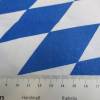 Baumwolle Baumwollstoff Baumwoll Druck Bayernraute groß blau -weiß  Oeko-Tex Standard 100(1m/11,-€) Bild 2