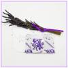 Lavendelduftkissen, Lavendelsäckchen, ca 9 cm x 13 cm, Lavendel aus Eigenanbau, ohne Füllstoffe. Orignal Vintagestoff, Bild 3