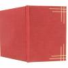 Adressbuch, abend-rot changierend, creme-beige, 17 x 12,3 cm, Passwörterbuch, Hardcover Bild 5
