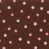 Mädchentunika Tunikakleid Größe 86/92 - rosa Punkte auf braun Bild 3
