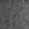 13,50 EUR/m Baumwolle Mickey Mouse auf grau Lizenzstoff Disney Bild 1
