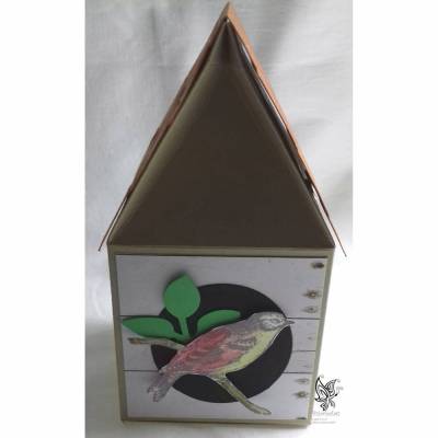 Geschenkverpackung Vogelhäuschen