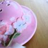 Vintage Dufthütchen in Rosa aus Keramik aus den 80er Jahren Bild 2