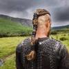 Schwarzes Haarband - Ragnar Loðbrók Vikings Warrior Haare Band - Schwarz Bild 5