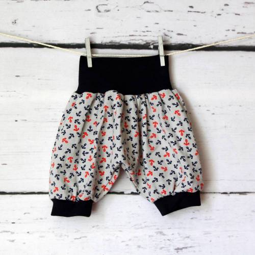 kurze Haremshose ~ Gr.56-140 | Anker | Wunschgröße | Geschenkidee