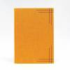 Adressbuch, sonnenschein orange changierend, dunkelrot, 17 x 12,3 cm, Passwörterbuch, Hardcover Bild 2