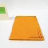 Adressbuch, sonnenschein orange changierend, dunkelrot, 17 x 12,3 cm, Passwörterbuch, Hardcover Bild 3