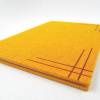 Adressbuch, sonnenschein orange changierend, dunkelrot, 17 x 12,3 cm, Passwörterbuch, Hardcover Bild 4