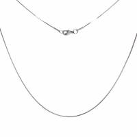 feine Kette, Schlangenkette, Edelstahl, Halskette, 45,50 cm Bild 1